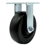 Service Caster #30 Series stainless steel rigid casters with 6 inch polyolefin wheel provide a washable caster solution.