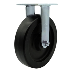 Service Caster #30 Series stainless steel rigid casters with 8 inch polyolefin wheel provide a washable caster solution.