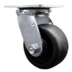 Service Caster #30 Series stainless steel swivel casters with 4 inch glass filled nylon wheel provide a washable caster solution.