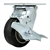 Service Caster #30 Series stainless steel swivel casters with 4 inch moldon rubber tread on aluminum core wheel and brake provide a washable caster solution.