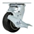 Service Caster #30 Series stainless steel swivel casters with 4 inch moldon rubber tread on aluminum core wheel and brake provide a washable caster solution.