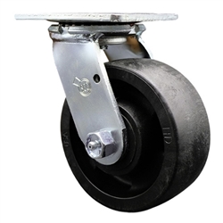 Service Caster #30 Series stainless steel swivel casters with 5 inch glass filled nylon wheel provide a washable caster solution.