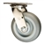 6 Inch Stainless Steel Swivel Caster - Thermoplastic Rubber on Poly Core Wheel