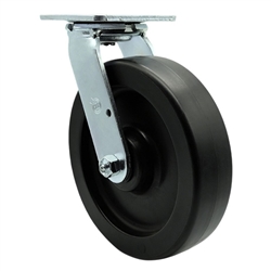 Service Caster #30 Series stainless steel swivel casters with 8 inch polyolefin wheel provide a washable caster solution.