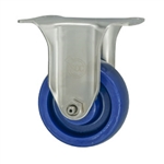 3" Stainless Steel Rigid Caster with Polyurethane Wheel