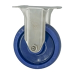 4" Stainless Steel Rigid Caster with Polyurethane Wheel