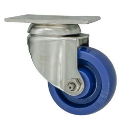 3" Stainless Steel  Swivel Caster with Polyurethane Wheel