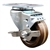 3-1/2 inch Grade 316 Stainless Steel Swivel Caster with Brake and High Temperature Phenolic Wheel