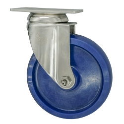 5" Stainless Steel  Swivel Caster with Polyurethane Wheel