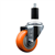 Service Caster 1-3/8 inch expanding stem 316 stainless steel swivel caster with a 3 inch orange polyurethane wheel. Featuring stainless steel components, these casters are ideal for any equipment with round or square tube legs.