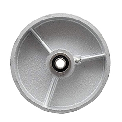 6" x 2" Semi Steel Wheel with Ball Bearings