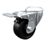 Service Caster #20 Series stainless steel bolt hole swivel casters with 3-1/2 inch soft rubber wheel and total lock provide a washable caster solution.