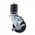 3-1/2" Stainless Steel  Expanding Stem Swivel Caster with Hard Rubber Wheel and Top Lock Brake