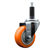 Service Caster 1 inch expanding stem  stainless steel swivel caster with a 3-1/2 inch orange polyurethane wheel. Featuring stainless steel components, these casters are ideal for any equipment with round or square tube legs.