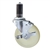 4" Expanding Stem Stainless Steel  Swivel Caster with Nylon Wheel and Brake