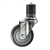 4" Expanding Stem Stainless Steel Swivel Caster with Polyurethane Tread