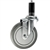 5" Expanding Stem Stainless Steel Swivel Caster with Polyurethane Tread