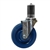 5" Expanding Stem Stainless Steel  Swivel Caster with Solid Polyurethane Wheel