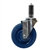 5" Expanding Stem Stainless Steel  Swivel Caster with Solid Polyurethane Tread