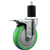 Service Caster 1-3/4 inch expanding stem  stainless steel swivel caster with a 5 inch green polyurethane wheel and a total lock brake. Featuring stainless steel components, these casters are ideal for any equipment with round or square tube legs.