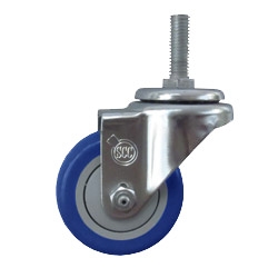 3" Stainless Steel Swivel Caster with Polyurethane Tread