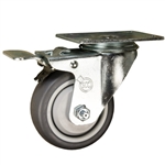 3" Stainless Steel Swivel Caster with Total Lock Brake
