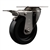 Service Caster #20 Series stainless steel swivel casters with 4 inch polyolefin wheel and total lock brake.