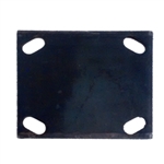 Service Caster 1/4 inch weld plate for top plate size 4 x 4-1/2 inch