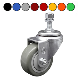 3" Swivel Caster with Polyurethane Tread