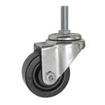 1/2 inch threaded stem caster with 3 inch phenolic wheel