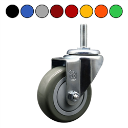 3-1/2" Swivel Caster with Polyurethane Tread