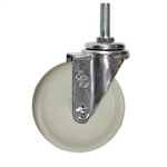 10mm threaded stem caster with 5 inch nylon wheel