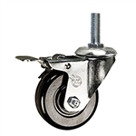 3" Swivel Caster with Phenolic Wheel and Total Lock Brake