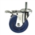 3-1/2" Swivel Caster with 1/2" Threaded Stem, Solid Polyurethane Tread, and Total Lock Brake