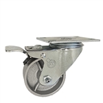 3" Swivel Caster with Semi Steel Wheel and Total Lock Brake