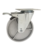 5 Inch Swivel Caster with Semi Steel Wheel and Total Lock Brake
