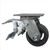 4 Inch Total Lock Swivel Caster with Rubber Tread Wheel and Ball Bearings