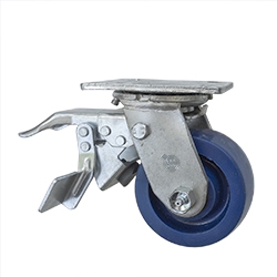 4 Inch Swivel Caster - Solid Polyurethane Wheel with Ball Bearings