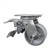 4 Inch Total Lock Swivel Caster with Semi Steel Wheel and Ball Bearings