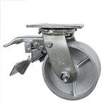 5 Inch Total Lock Swivel Caster with Semi Steel Wheel