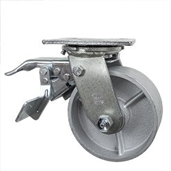 5 Inch Total Lock Swivel Caster with Semi Steel Wheel