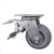 5" Swivel Caster with Total Lock and Thermoplastic Rubber Tread Wheel with Ball Bearings