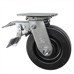 6 Inch Total Lock Swivel Caster with Phenolic Wheel