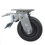 6 Inch Total Lock Polyolefin Wheel Swivel Caster and Ball Bearings
