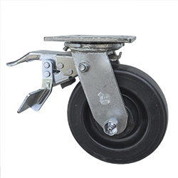 6 Inch Total Lock Polyolefin Wheel Swivel Caster
