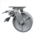 6 Inch Total Lock Swivel Caster with Semi Steel Wheel
