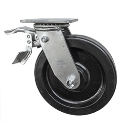 8 Inch Total Lock Swivel Caster with Phenolic Wheel