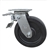 8 Inch Polyolefin Wheel Swivel Caster, Ball Bearings and Total Lock