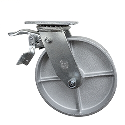 8 Inch Total Lock Swivel Caster with Semi Steel Wheel