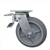 8" Swivel Caster with Total Lock and Thermoplastic Rubber Tread Wheel with Ball Bearings